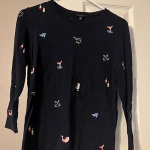 Talbots nautical sweater